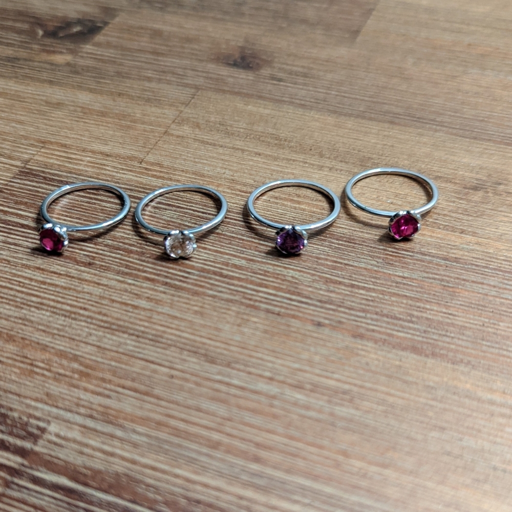 Stackable Swarovski rings - Picture 5 of 7